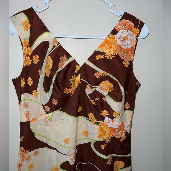 Vintage Penny’s Hawaiian Maxi Long Dress Sleeveless Tank Floral Women’s Small - Picture 2 of 11